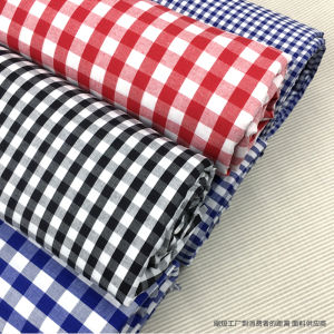 ผ้าปูโต๊ะลายสก็อตสไตล์เกาหลีและญี่ปุ่น ผ้าฝ้ายลายสก็อตสำหรับเด็ก ผ้าคอตตอนฤดูร้อน ผ้าสำหรับทำเสื้อผ้า DIY แผ่นดินใหญ่