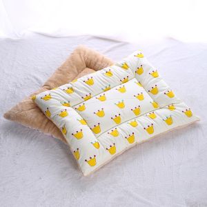 Handmade Pure Cotton Dog Mat Cat Summer Bite-Resistant Stain-Resistant Pet Bed Small and Medium Pet Suitable for All Seasons Car Rear Row