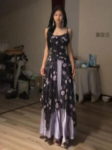 CHANGTONG | Vintage French Style Strappy Dress and Skirt Set Summer 2026