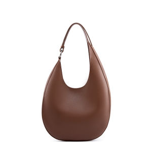 Trendy New 2025 Irregular Shape Half-Moon Bag Womens Leather Shoulder Bag Underarm Crossbody Tote Bag Vintage Style Commute