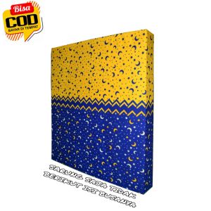 cover/sarung kasur busa resleting size 120×200cm tebal 51015202530cm