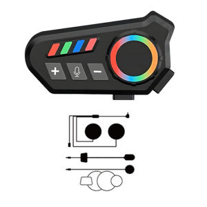 บลูทูธ ติดหมวก ชุดหูฟัง Bluetooth บลูทูธ ติดหมวก ชุดหูฟัง Bluetooth ชุดหูฟัง บลูทูธ ติดหมวกกันน็อค อุปกรณ์เสริมขี่มอเตอร์ไซค์ แบตอึด เชื่อมต่อ อินเตอร์คอม ได้ มิตรภาพ 1 ชุด