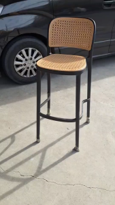 เก้าอี้ บาร์ พลาสติก หวายเทียม พลาสติก PP แข็งแรง