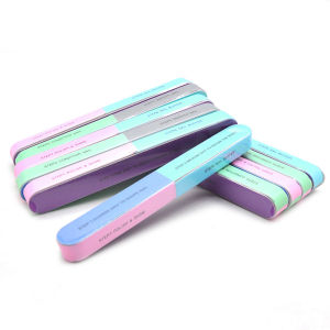 3/5pcs Pack Colorful Pastel Design Nail Buffer 7 Sides Shiner Multi-Functional Manicure Tool for Shaping Salon Grade Quality