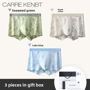 Carre Kenbt | Ice Silk Print Boxer Shorts Men Summer Gift Package