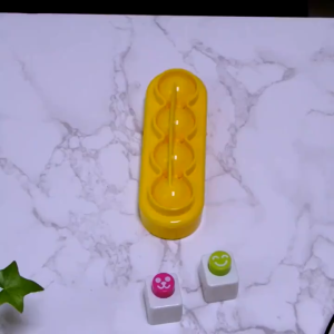 Mini Molder Kit Ball Shaped Rice Ball Sushi Mould 4 Slots Maker Emoji Design Stamp For Kids NonStick
