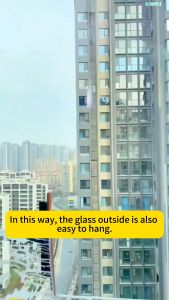 Shower Squeegee Glass Clean Scraper Washing Wiper Floor Window Cleaning Household Water Wall Hanging Mirror with Handle