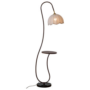 FANCY LAMP CLUB | South Asian Style Creative Art Lamp with Storage Shelf