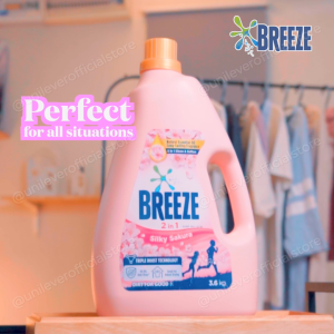 [Bundle of 4] Breeze 2 in 1 Liquid Detergent 3.6kg