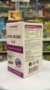 Viên Uống Canxi Liquid Calcium D + K hỗ trợ bổ sung canxi vitamin D3 Giúp Xương Chắc Khỏe (Lọ 60 viên)