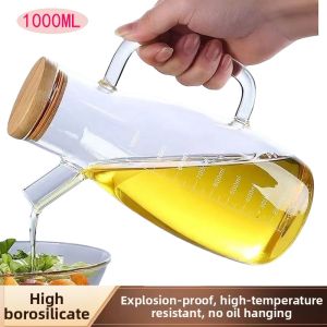 Mug Master | Shatterproof High Boron Glass Oil Bottle Large Capacity