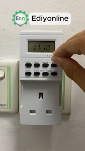 DIGITAL TIMER DG-1188 PROGRAMMABLE WEEKLY 24 HOUR MINUTE ON OFF SWITCH ADAPTER SOCKET OUTLET PEMASA 计时器 Sum0026 Sum 0026 Ediyonline Ediy