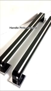 Paket 4 Gagang dan Body Kunci Pelor Handle Pintu Rumah Modern Minimalis 45 cm 60 cm Model gawang Telepon satu set