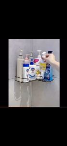 Dudumart Bathroom Corner Storage Rack Bathroom Organizer Punch-free Shelf kitchen Rack