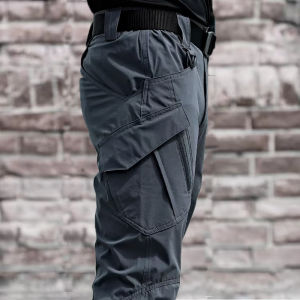 Tactical City Cargo Pants Mens Outdoor Waterproof Combat Military Trousers Work Joggers Hiking Camping Climbing Elastic 5XL