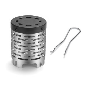 Mini Outdoor Camping Stainless Steel Heating Stove Infrared Heating Cover Hand Warmer Stove Portable Travel Warmth Equipment