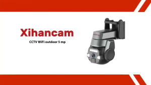 XIHANCAM 5MP CCTV Wifi Outdoor Waterproof IP Kamera CCTV 360 PTZ Zoom CCTV Wifi Jarak Jauh Lewat HP