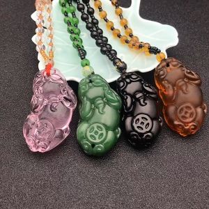 Kalung Pixiu Kalung Keberuntungan Giok Liontin Pixiu