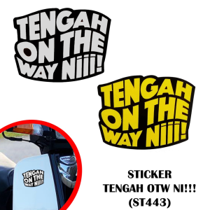 Sticker Motor TENGAH OTW NI!!! Reflex ST443