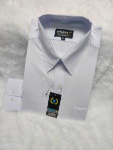 Wendya.T Kemeja Formal Reguler Warna putih super✓Kemeja Pria Polos Lengan Panjang