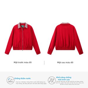JNXS | Áo Khoác Dã Ngoại Chống Thấm Nước In Carô