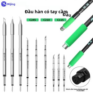 Đầu Hàn Đa Năng MIJING C210 C245 C115 H1 Có Điều Khiển Dây Cho Trạm Hàn JBC OSS AIXUN GVM