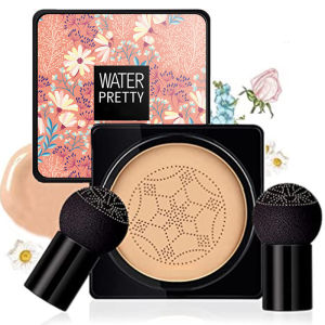 Air Cushion CC ครีมเห็ด Foundation Moisturizing Long Lasting Face เครื่องสําอางค์ธรรมชาติ Brighten Face BASE TONE Make Up1