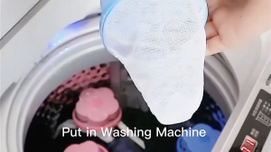 Reusable Washing Machine Filter Mesh Pet Fur Remover Bag Laundry Disc Fiber Hair Collector Tool