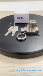 Khóa Hộc Tủ Vuông ZUB Chất Liệu Thép Kích Thước 2P