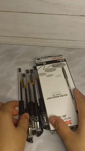 Pulpen Gel Joyko JK-100NT Tinta Hitam 0.5 mm Isi 12 Pcs