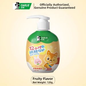 Darlie | Press-type Children Toothpaste Fluoride Cavity Protection Strawberry Apple Flavor
