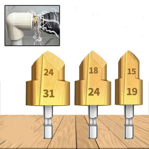 Hex Shank PPR Step Drill Bit (20/25/32mm) – for Plastic Pipe Water Hose PVC