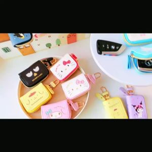 กระเป๋ากุญแจรถยนต์ พร้อมส่ง เคสกุญแจรถ ซองใส่กุญแจรถ ใส่รีโมทรถ ลายการ์ตูน ขนาด 6*10*2 cm.