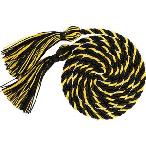 【A】170cm Tassel Long Rope Double Fringe Trim Graduation Honor Cords for DIY Craft Curtain Bachelor Gown Accessories