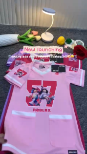 Dress Anak Perempuan Motif Roblox Bahan baby Terry Usia 3-12 Tahun
