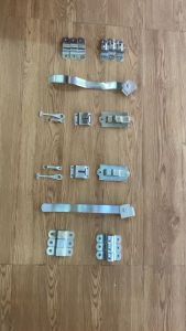Bộ tay khoá cửa sau thùng xe tải chất liệu inox