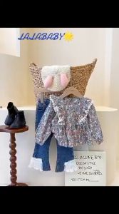 SSP83 - Setelan Set Anak Perempuan Bunga + Jeans Lace