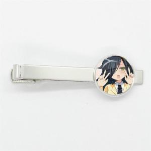 New Arrival Watamote Black Wood Mizuko Personalized Time Gem Metal Accessory Tie Clip Fashionable And Stylish