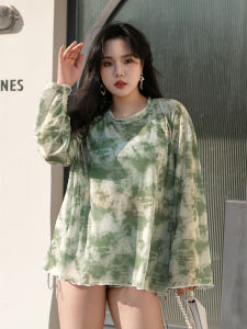 Womens plus Size Swimwear Three-Piece Set Thermal Cover up New 2025 V-Neck Long Sleeve Swimming Suit Belly Covering Bralette