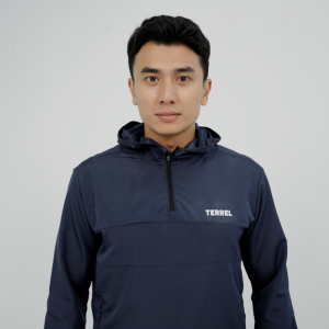Terrel man basic cagoule jacket navy olah raga gym lari running