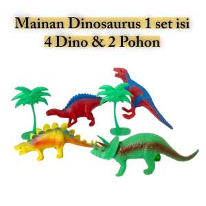 MURAH!!!! MAINAN ANAK SET HEWAN DINOSAURUS/ MAINAN EDUKASI