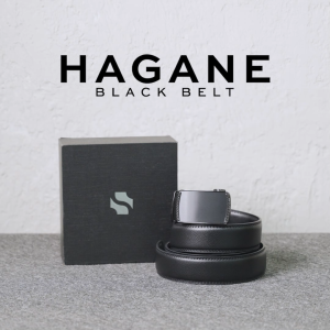 Shigetsu HAGANE Leather Belt Collection for Men original automatic buckle adjustable office wear
