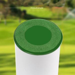 ถ้วยฝึกซ้อมพัตต์กอล์ฟ 1 ชิ้น ขนาด 15 ซม. 10 ซม. ทำจากพลาสติกสีขาว สำหรับฝึกซ้อมพัตต์บนสนามกอล์ฟ