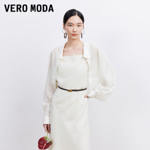 Vero Moda | Womens Loose Cropped Collared Sheer O-Shape Shirt 2026 Autumn/Winter New Arrival