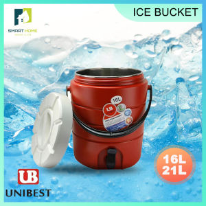 Insulated Water Jug Ice bucket container cooler jug stainless steel bucket Beverage Beer Champagne Camping cooler With cover with faucet