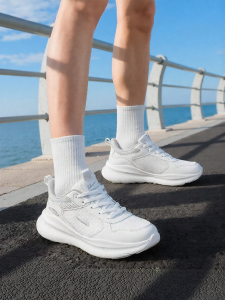 Warrior | Breathable Soft Bottom Lightweight White Running Shoes