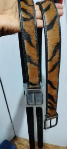sabuk kulit sapi motif harimau
