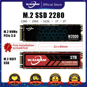 2 SSD Walram 128GB-1TB-512GB ฮาร์ดไดรฟ์ภายในสำหรับแล็ปท็อปเดสก์ท็อป (M