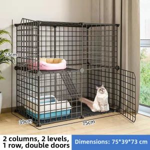 Large Three-layer Foldable Cat Cage
