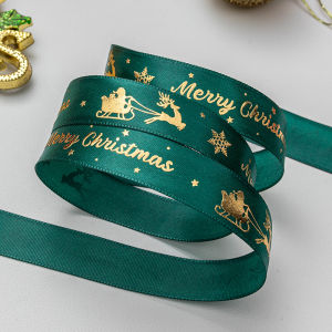 Christmas Ribbon Satin Ribbon Butterfly Knot Colorful Ribbon Decorative Red Green Cake Bouquet DIY Materials Gift